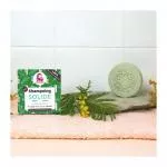 Lamazuna Festes Shampoo für fettiges Haar mit grüner Tonerde und Spirulina (70 g)