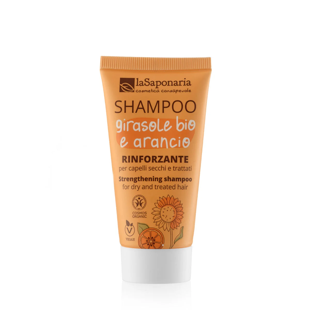 laSaponaria Shampoo mit Sonnenblume und Süßorange BIO 30 ml