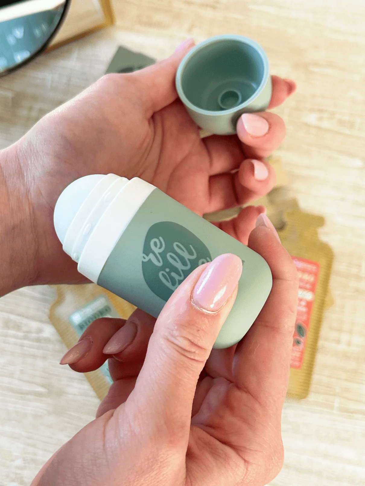 laSaponaria Applikator für Roll-on-Deodorant - nachfüllbar - nachhaltige Lösung
