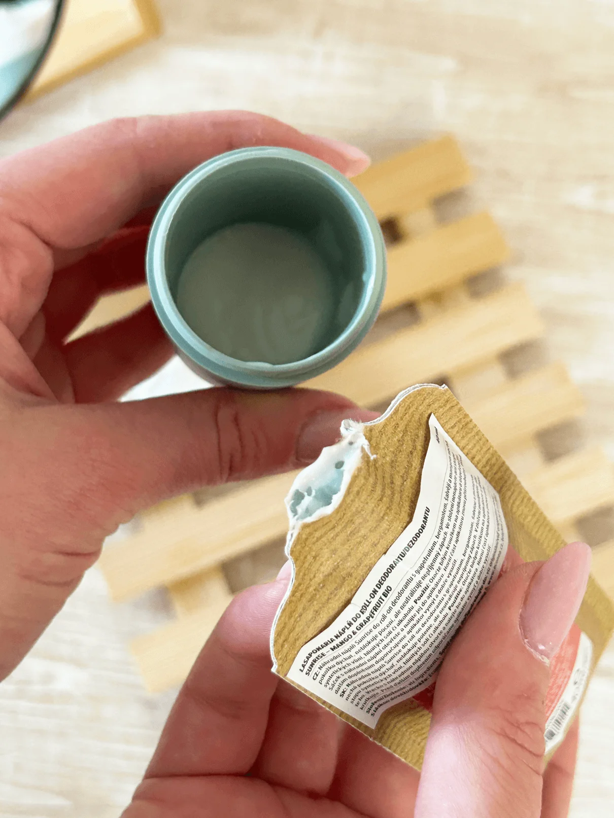 laSaponaria Applikator für Roll-on-Deodorant - nachfüllbar - nachhaltige Lösung