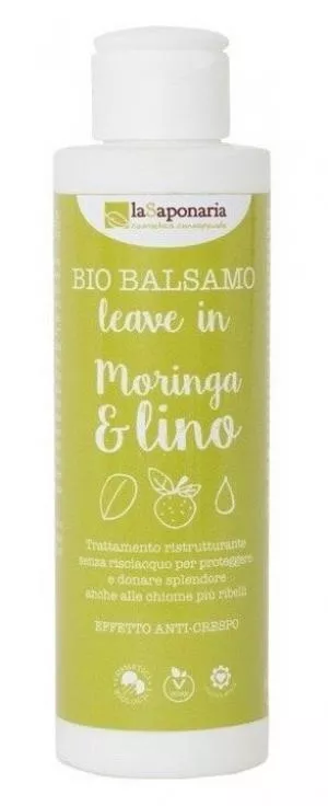 laSaponaria Spülmittelfreier Conditioner mit Moringa und Leinöl BIO (150 ml)