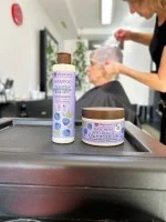 laSaponaria No yellow Maske für graues Haar mit Amla und Heidelbeere (200 ml) - neutralisiert gelbe Untertöne