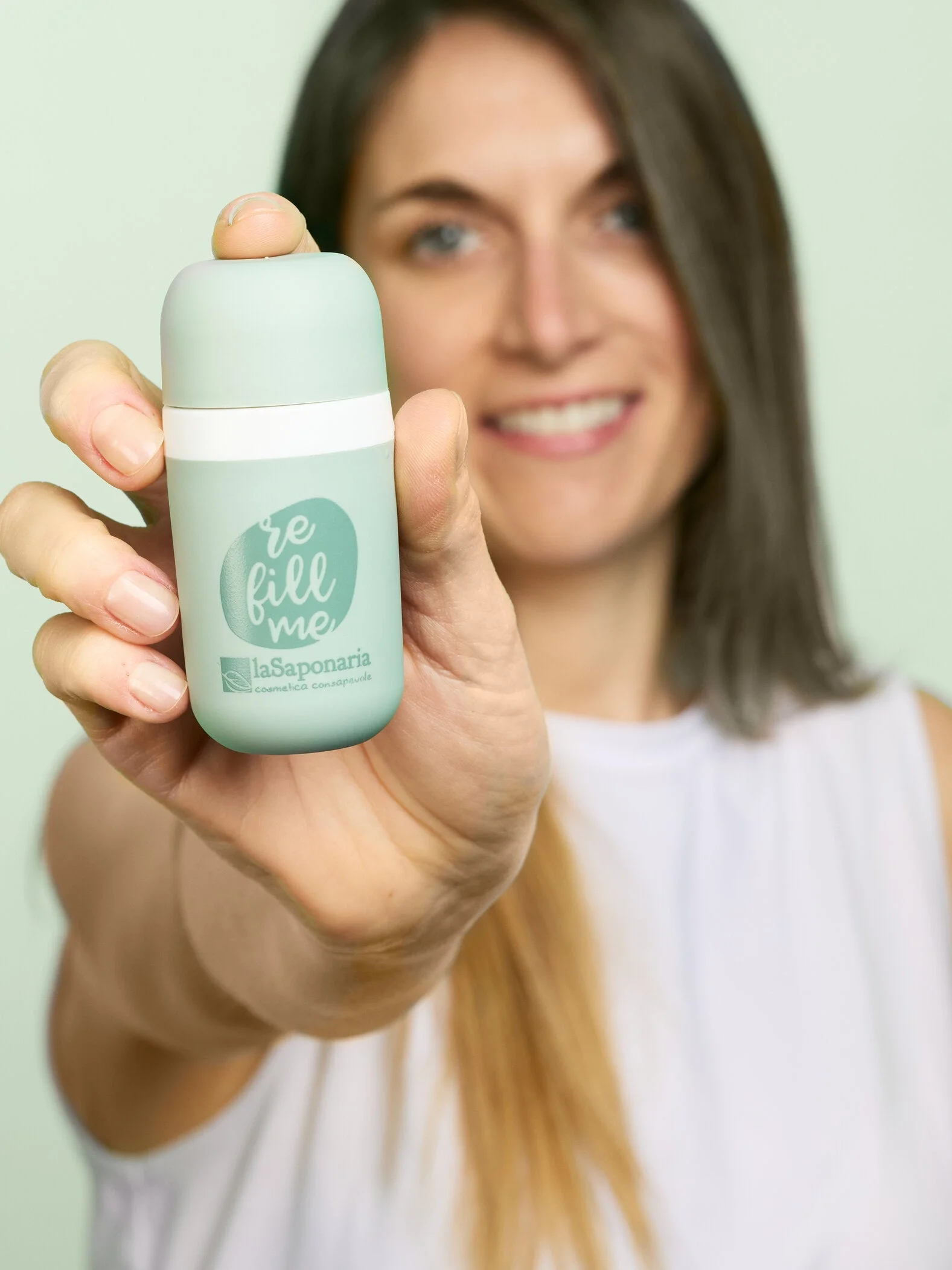 laSaponaria Nachfüllung für das Roll-on-Deodorant Sunrise - Mango & Grapefruit BIO (40 ml) - tropischer Duft