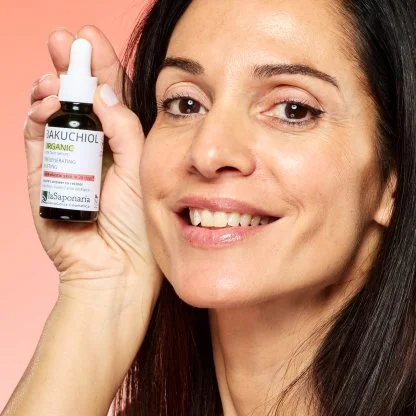 laSaponaria Gesichtsserum - Bakuchiol BIO (30 ml) - für ein jugendliches Hautbild