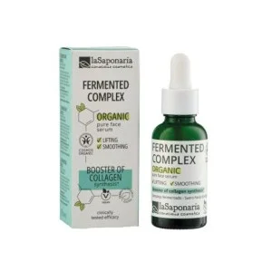 laSaponaria Gesichtsserum - Fermentierter Bio-Komplex (30 ml) - für eine elastischere, strahlendere und glattere Haut