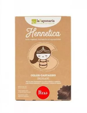 laSaponaria Natürliches Haarfärbemittel Indrani BIO (100 g) - Goldkastanie