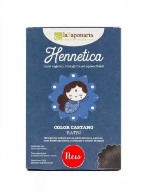 laSaponaria Natürliches Haarfärbemittel Ratri BIO (100 g) - Dunkelkastanie