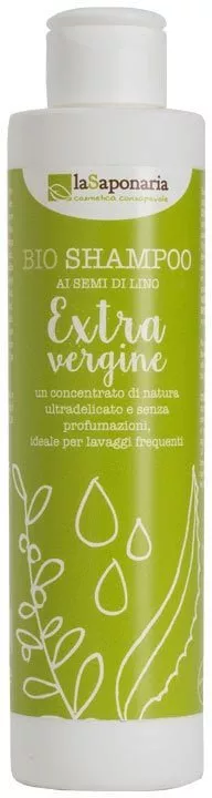 laSaponaria Shampoo mit nativem Olivenöl extra BIO (200 ml)