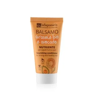 laSaponaria Nährende Spülung mit Sonnenblume und Avocado für trockenes und strapaziertes Haar 30 ml