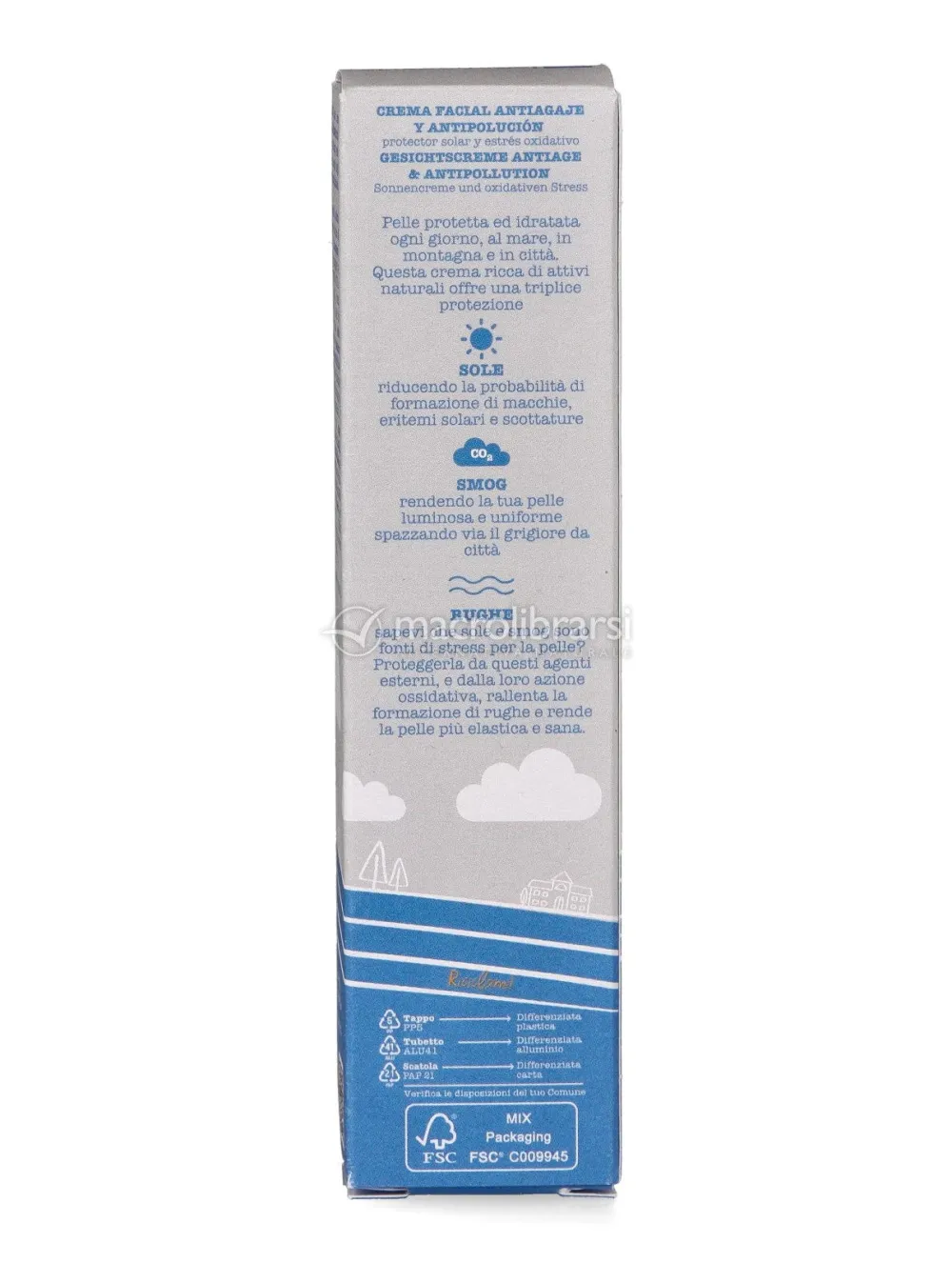 laSaponaria Straffende und schützende Hautcreme SPF 30 BIO (40 ml)