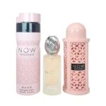 Rave Now Women Geschenkset – Haarparfum 50 ml + Parfümiertes Spray 200 ml Eau de Parfum 100 ml