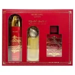 Badee Al Oud Sublime Geschenkset – 100 ml + parfümiertes Spray 200 ml + Haarnebel Eau de Parfum 50 ml