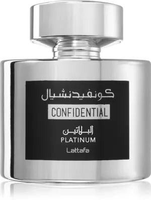 Lattafa Confidential Platinum Eau de Parfum für Herren 100 ml
