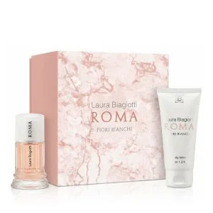 Laura Biagiotti Roma Fiori Bianchi 25 ml + BL Eau de Toilette für Damen