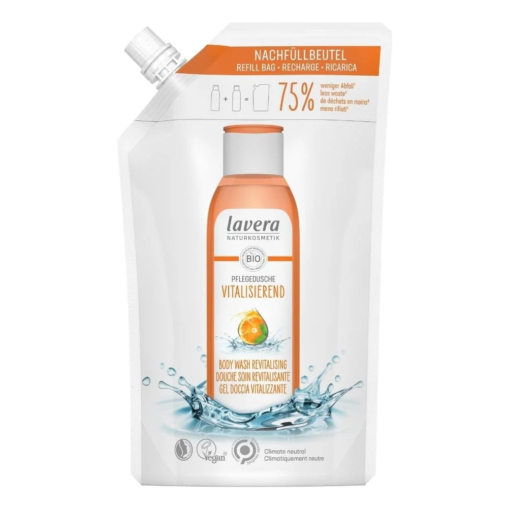 Lavera Revitalisierendes Duschgel mit Orangen-Minz-Duft 500 ml
