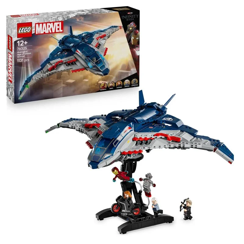 ǀ Marvel 76325 Avengers: Age of Ultron Jagdflugzeug Quinjet