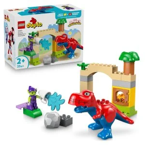 LEGO® DUPLO® 10463 Dinosaurier Spidey-Rex vs. Grüner Kobold