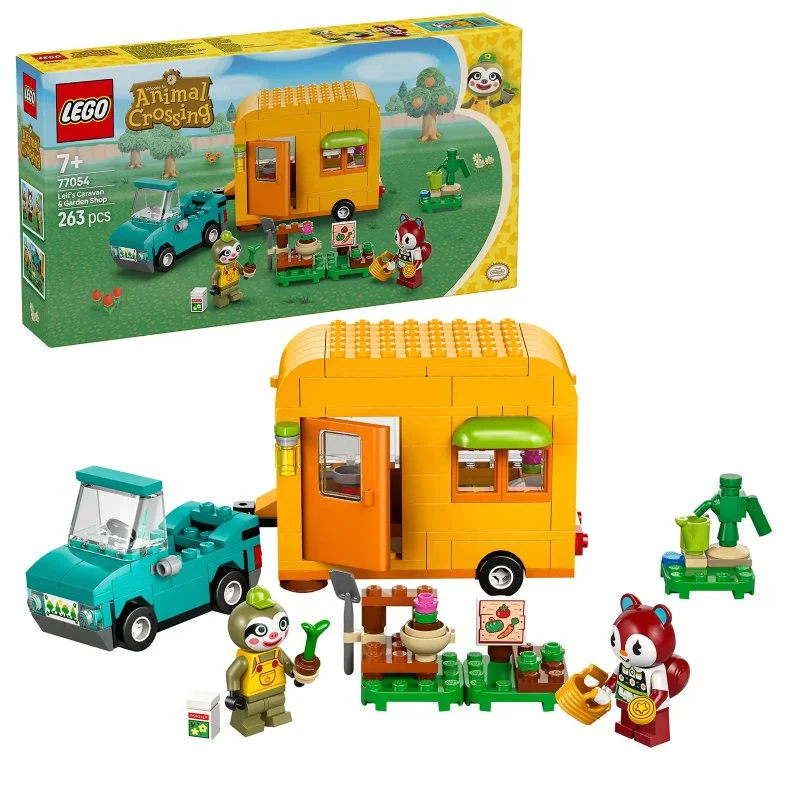Animal Crossing™ 77054 Leif, Wohnwagen und Gärtnerei