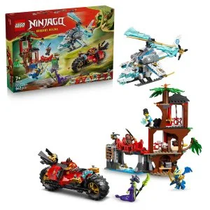 LEGO® NINJAGO® 71857 Ninja-Fahrzeug-Duell und Baumhaus