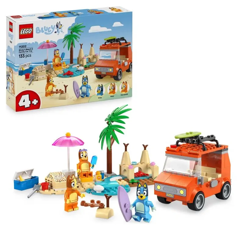 Bluey 11202 Bluey und der Familienausflug mit dem Auto zum Strand