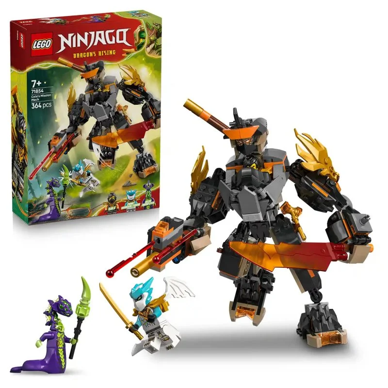 NINJAGO® 71854 Coles Expeditions-Mech und Drachen-Zane