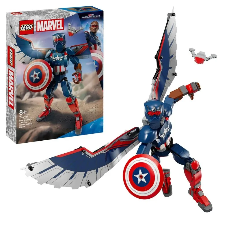Marvel 76296 Baubare Figur: Neuer Captain America