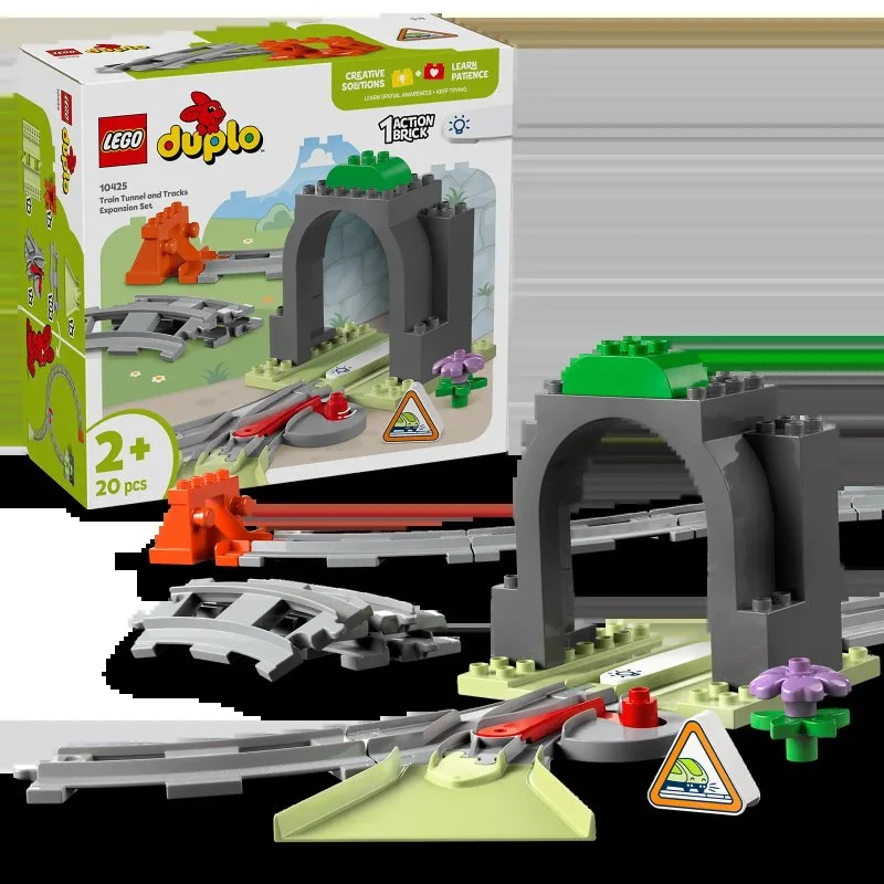 DUPLO® 10425 Eisenbahntunnel und Schienen – Erweiterungsset