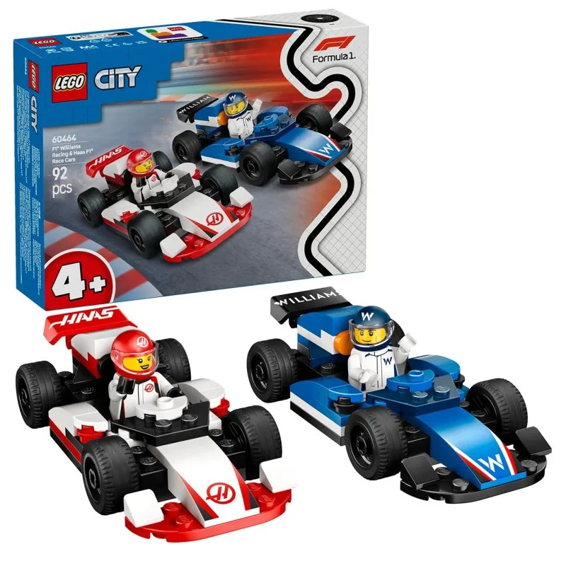 City 60464 F1®-Rennwagen von Williams Racing und Haas F1®