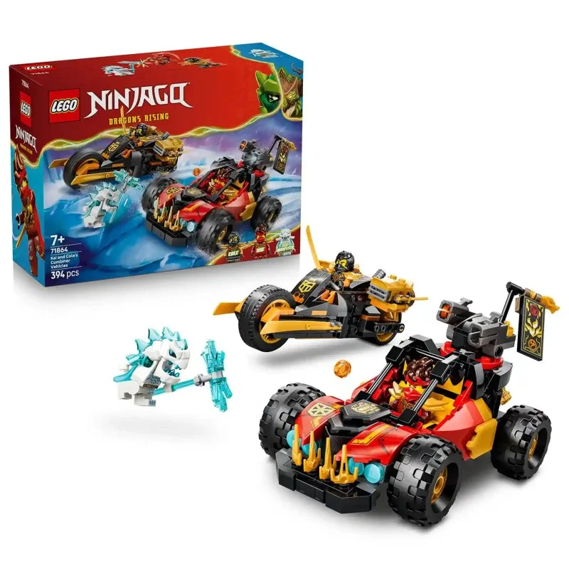 NINJAGO® 71864 Kais und Coles kombinierbare Fahrzeuge