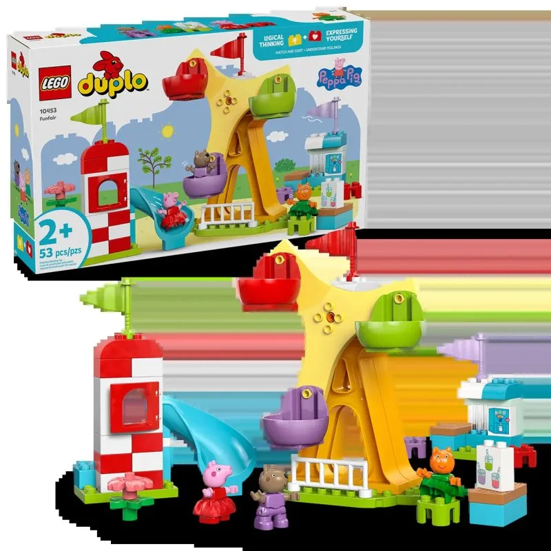 DUPLO® Prasátko Peppa 10453 Vergnügungspark