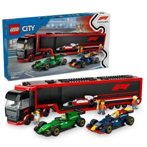 LEGO® City 60445 F1®-LKW mit F1®-Rennwagen RB20 und AMR24