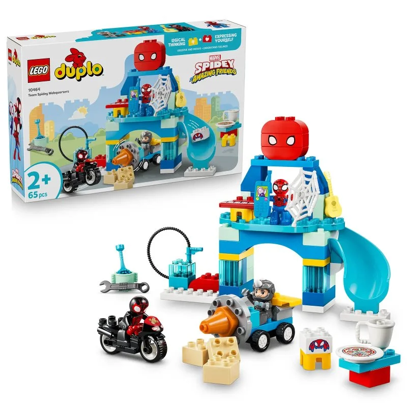 DUPLO® 10464 Spideys Team und die Spinnenbasis