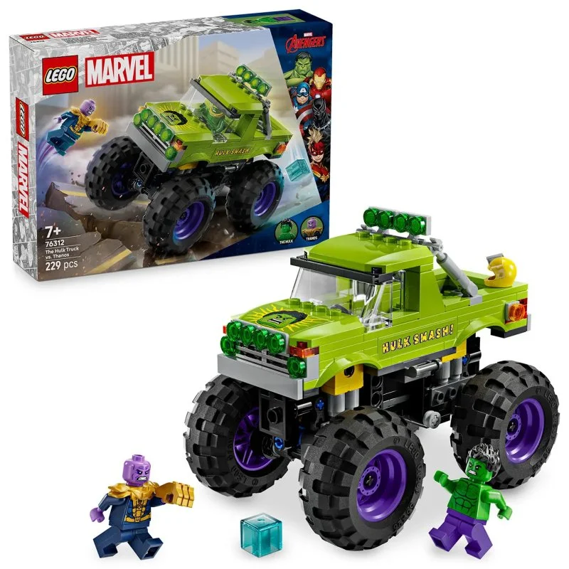 Marvel 76312 Hulks Truck vs. Thanos