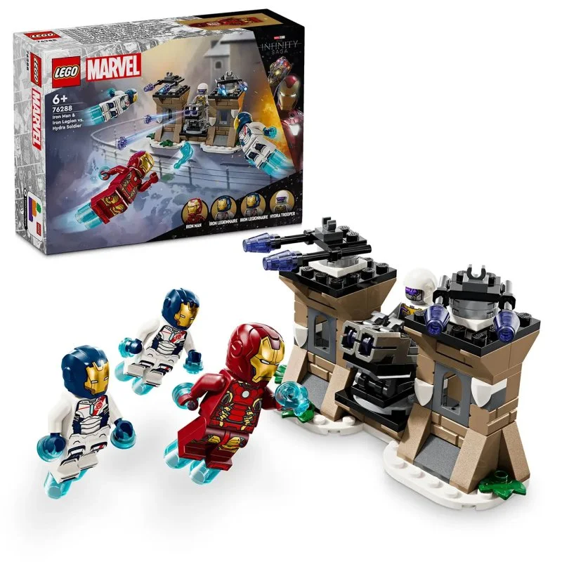 Marvel 76288 Iron Man und die Eiserne Legion vs. Hydra-Soldat