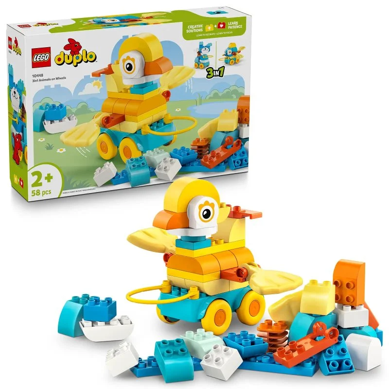 DUPLO® 10448 3-in-1: Tiere auf Rädern