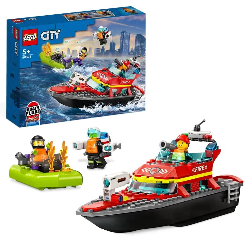 City 60373 Feuerwehr-Rettungsboot und Boot