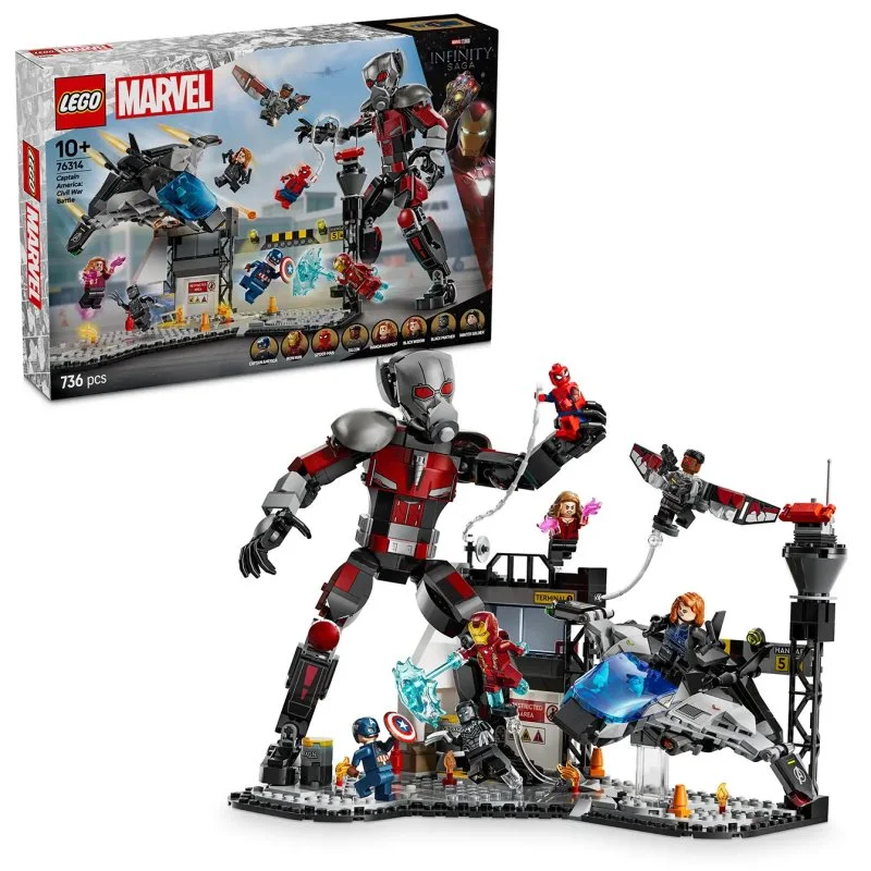 Marvel 76314 Action-Schlacht – Captain America: Civil War