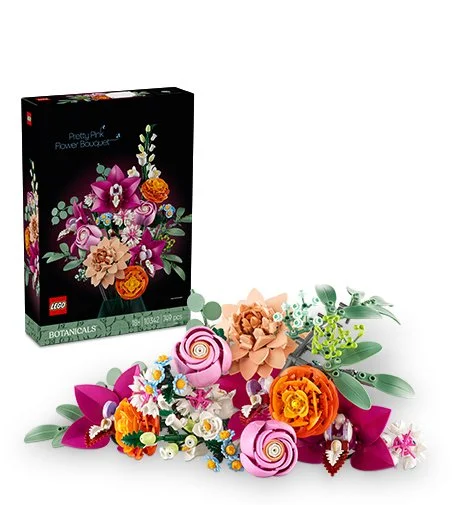 Botanicals 10342 Schöner Strauß rosafarbener Blumen