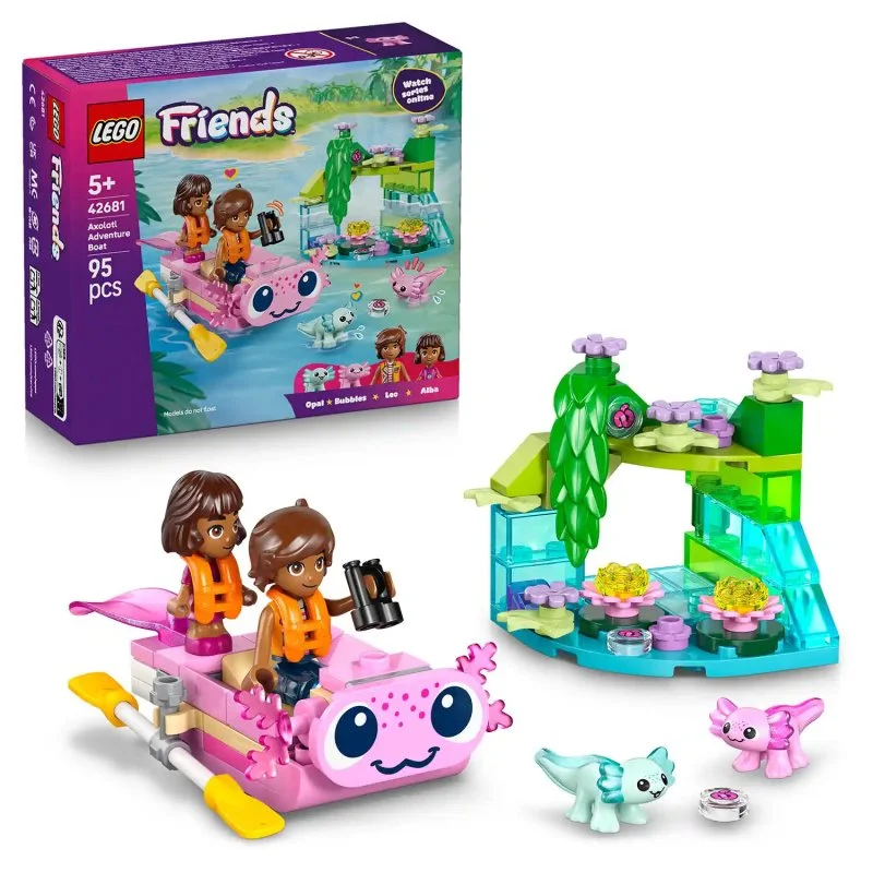 Friends 42681 Abenteuerboot mit Axolotl