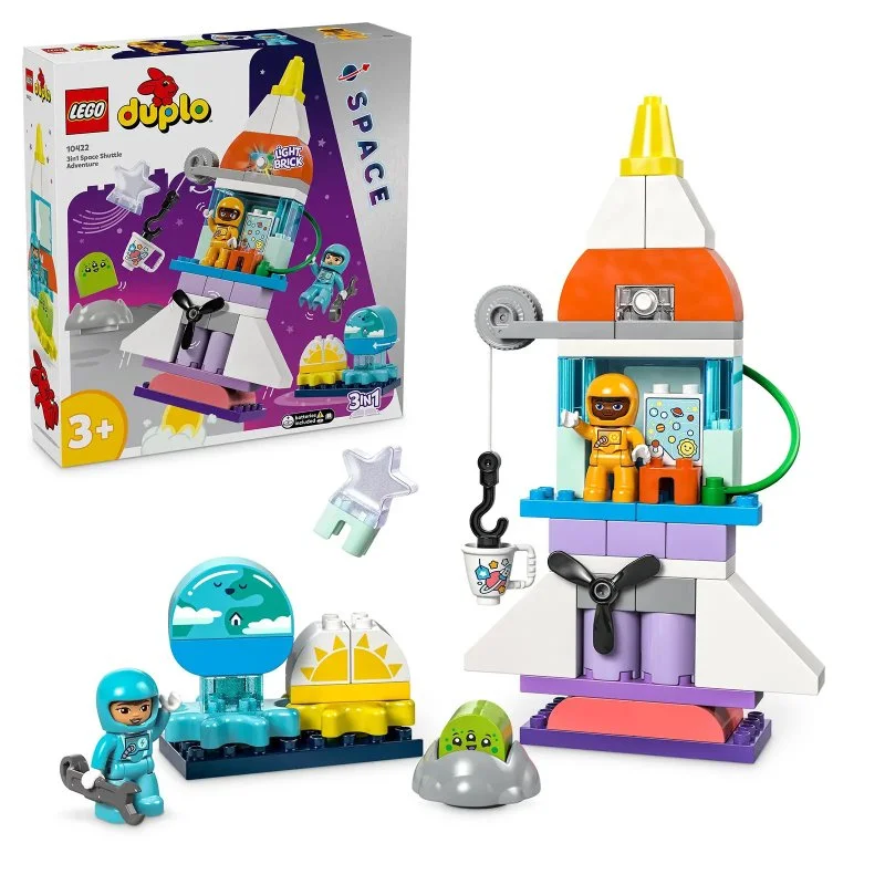 DUPLO® 10422 Weltraumabenteuer mit dem Spaceshuttle 3-in-1