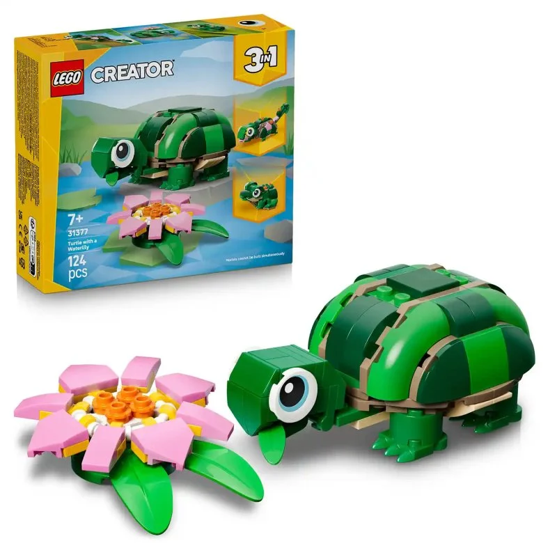 Creator 3 in 1 31377 Schildkröte mit Seerose