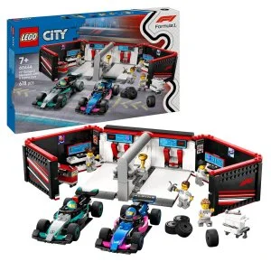 LEGO® City 60444 F1®-Garage und Fahrzeuge von Mercedes-AMG und Alpine