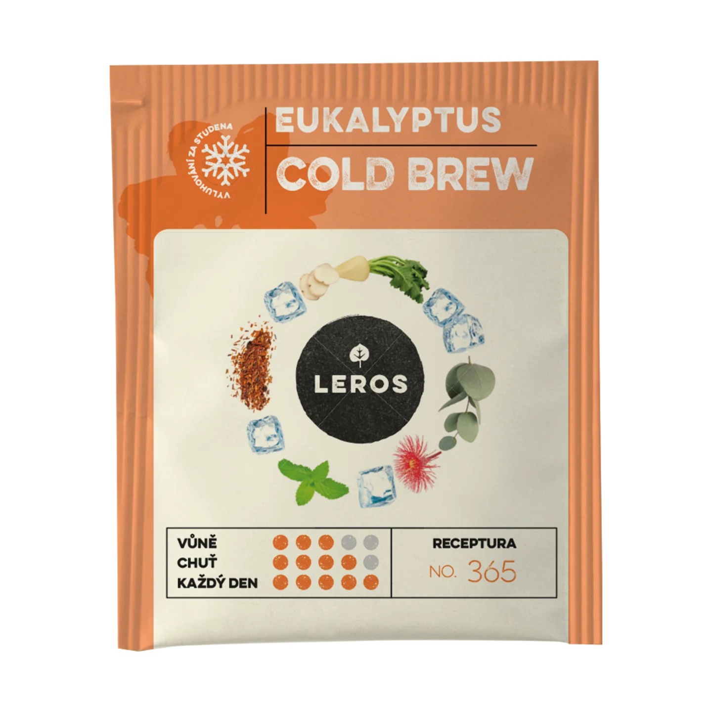 LEROS Kräutermischung Eukalyptus Cold Brew – Aufgussbeutel (20 x 1,8 g) – zur Zubereitung von Eistee
