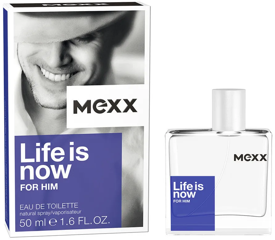 Mexx Life Is Now For Him Eau de Toilette für Männer 50 ml