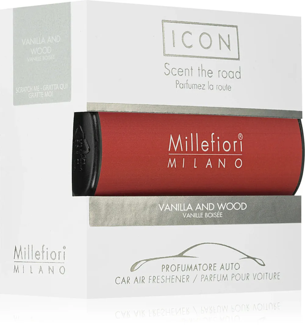 Icon Classic Vanilla and Wood Autoduft Millefiori Icon Classic Vanilla and Wood vůně do auta