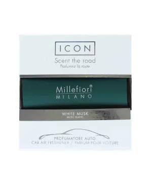 Millefiori Icon Classic White Musk Autoduft grün