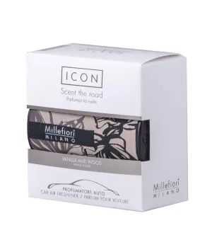 Millefiori Icon Textil Floral Vanilla and Wood Duft für das Auto