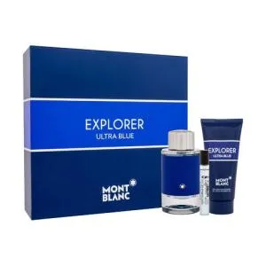 Montblanc Explorer Ultra Blue EDP 100 ml + EDP MINI 7,5 ml + SG für Körper und Haare 100 ml M