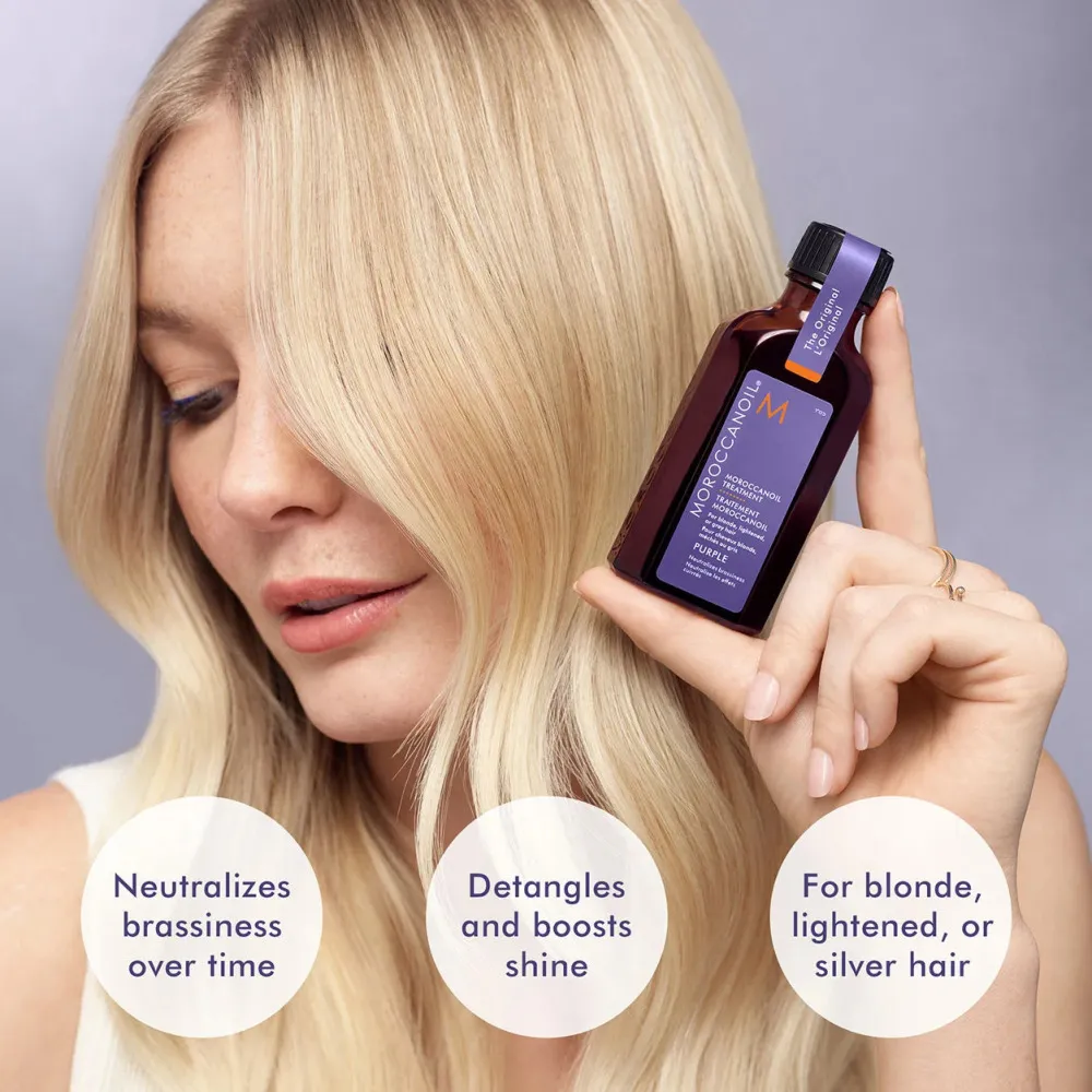 Treatment Purple Haaröl für blondes, aufgehelltes oder silbernes Haar 50 ml