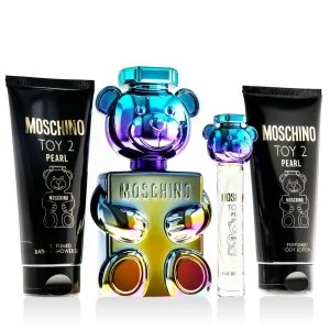 Moschino Toy 2 Pearl 100 ml + EdP Mini 10 ml + Bodylotion 100 ml + Duschgel Eau de Parfum Unisex